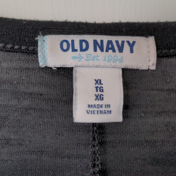 Old Navy Black Open Front Sweater - Picture 2 of 3